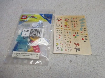 LEGO SYSTEM SERIVICE 5130 RARE W/ PAPER 100% COMPLETE SEALED IN BAGGIE VINTAGE