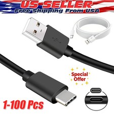 USB Type C Data Cable 5A Fast Charging USB-A to USB-C Charger lot Cord For Phone