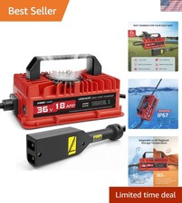 Lightweight 18AMP 36V Golf Cart Charger for EZGO TXT - Dustproof  Waterproof