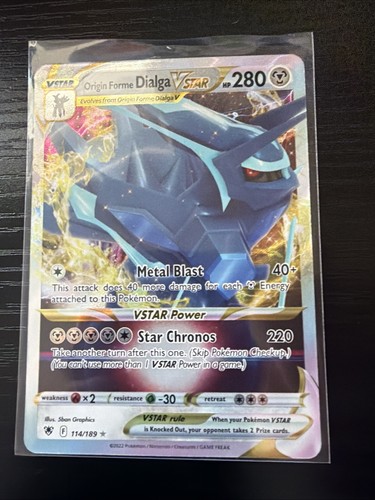 Origin Forme Dialga VSTAR 114/189 NM  Pokémon TCG