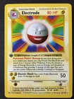 1999 Pokemon Game Base Set 1st Edition #21 ELECTRODE,  Rare, Shadowless