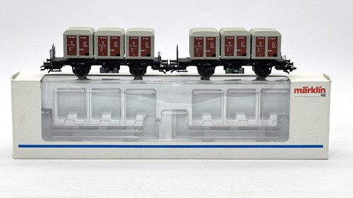 Märklin H0 48940 Behältertragwagen DB OVP 08 97 -SVHO- | Condition: Gebraucht