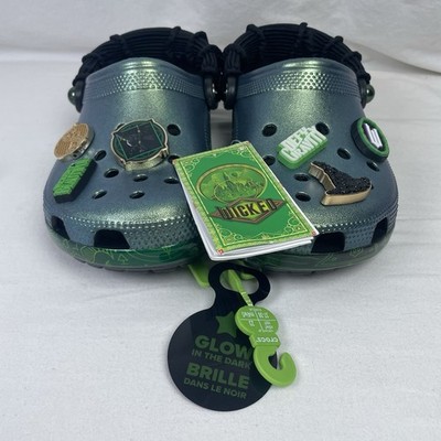Crocs Wicked Elphaba Glow In Dark Classic Clogs NWT Size Women s Size 7