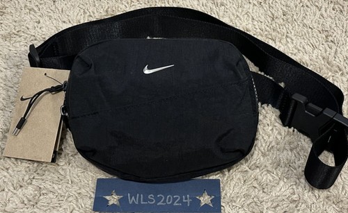 Nike Aura Crossbody Bag (2L) - Black/Matte Silver - Unisex One Size #HM6120 010
