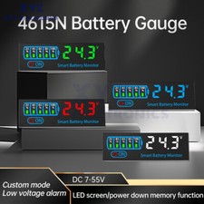 LED Battery Level Display Lithium Lead Acid Battery Capacity Monitor Voltmeter