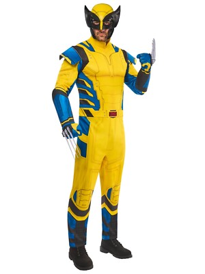 Rubies 1001390 - Wolverine Kostüm für Erwachsene, Marvel - Deadpool & Wolverine
