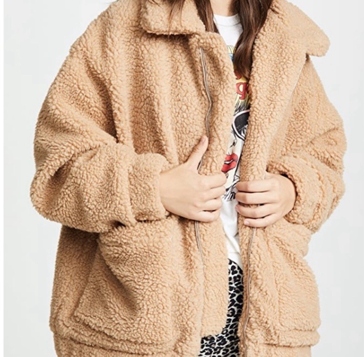 I AM GIA Pixie Teddy Coat Medium