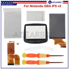 For Nintendo Gameboy Advance GBA IPS v2 screen Backlit Mod LCD Backlight Kit