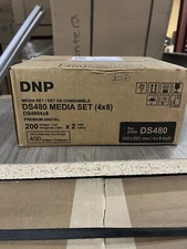 DNP Premium Digital Media Set DS480 4x8 200 images x 2 Rolls CHEAPEST PRICE