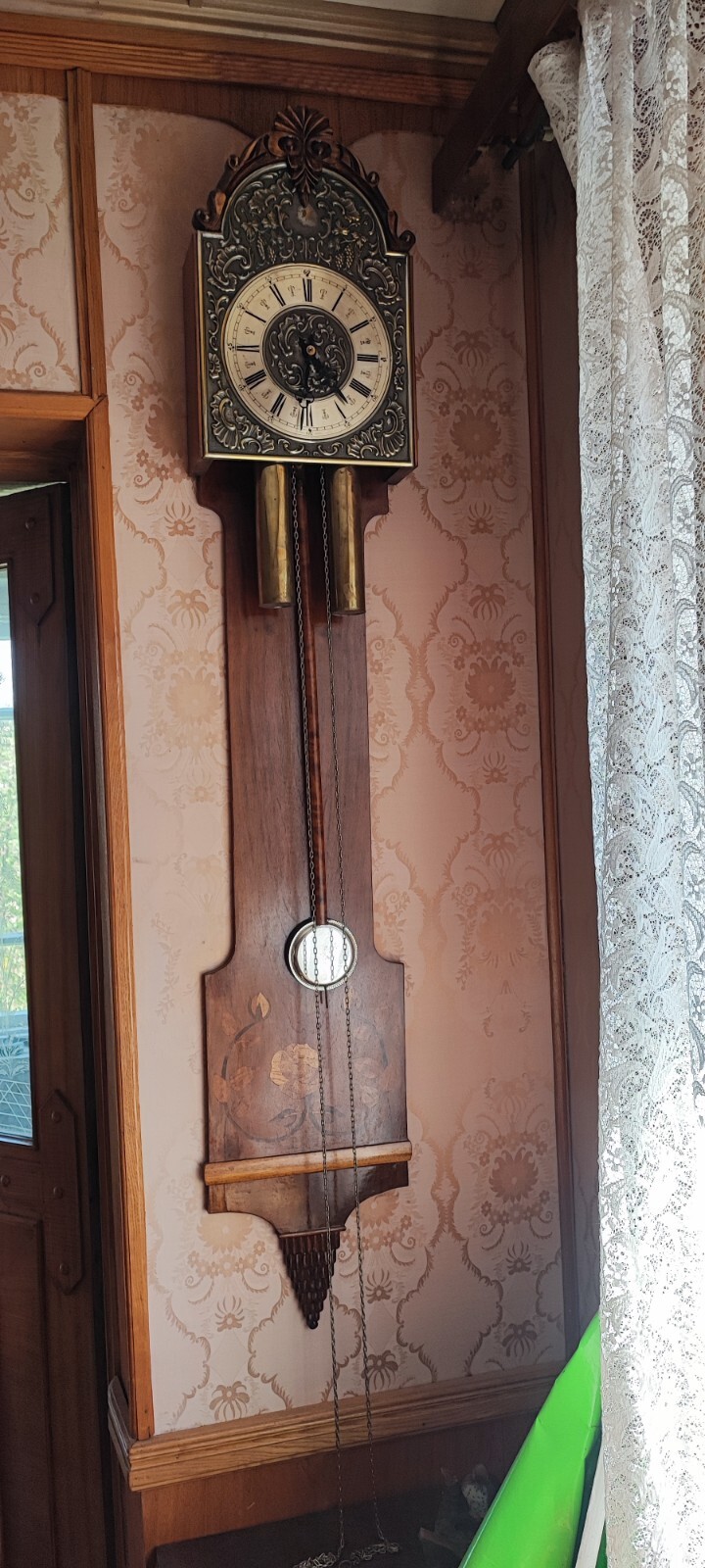 vintage wall clock pendulum SBS FEINTECHNIK 661