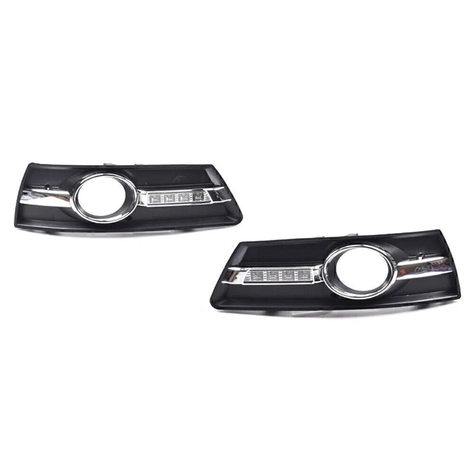 Kit de faros antiniebla blancos de luz diurna LED 11 DRL para Volkswagen CC 2010-2013 Foto 2 de 4