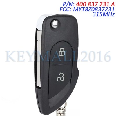 400837231A Smart Remote Key Fob for Lamborghini Gallardo 2009-2014 315MHz