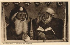 CPA AK Rothenburg Petrus m.d. Augenglas GERMANY (1076687)