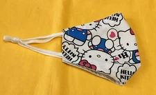 Hello Kitty FACE MASK WASHABLE, ADJUSTABLE-Child, Teen & Adult Size