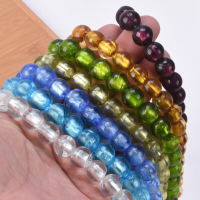 10 Stck Runden 8mm 10mm 12mm Lampenarbeit Glas Lose Perlen Schmuckherstellung