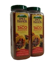 X2- Spice Islands Premium Taco Seasoning Mix, 24.5oz Pack SEALED FRESH-EXP-04/28
