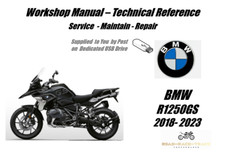 BMW R1250GS R1250 GS K50 Manuale Officina Riparazione Servizio USB 2018 - 2023