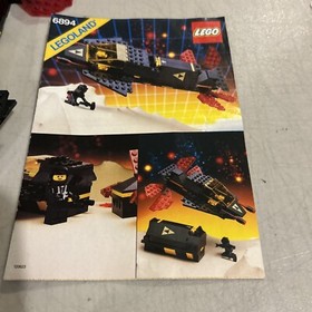 LEGO 6894 Space Blacktron - Invader - 1987 _ Complete w/ Instructions
