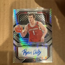 2021-22 Panini Prizm Draft Picks College Penmanship Hyper Ryan Daly #CP-RDA Auto
