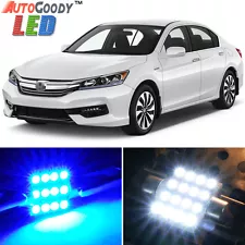 14 x Premium Blue LED Lights Interior Package Kit for Honda Accord 13-19 + Tool