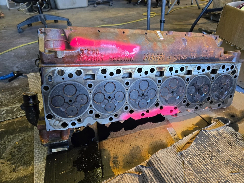 2013-2018 Ram 2500 3500 6.7L CYLINDER HEAD 4983644 - Image 2 of 4