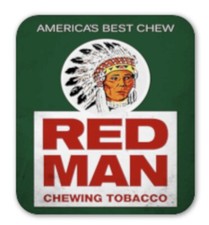 Red Man Tobacco Sticker Red Man Tobacco Sticker