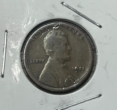 1911-D Lincoln Wheat Cent 1c Penny (F - Fine) - Old U.S. Coins