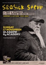 Seasick Steve, Tour Poster, Glasgow, 2014, Tour, Gig, Blues, Original,