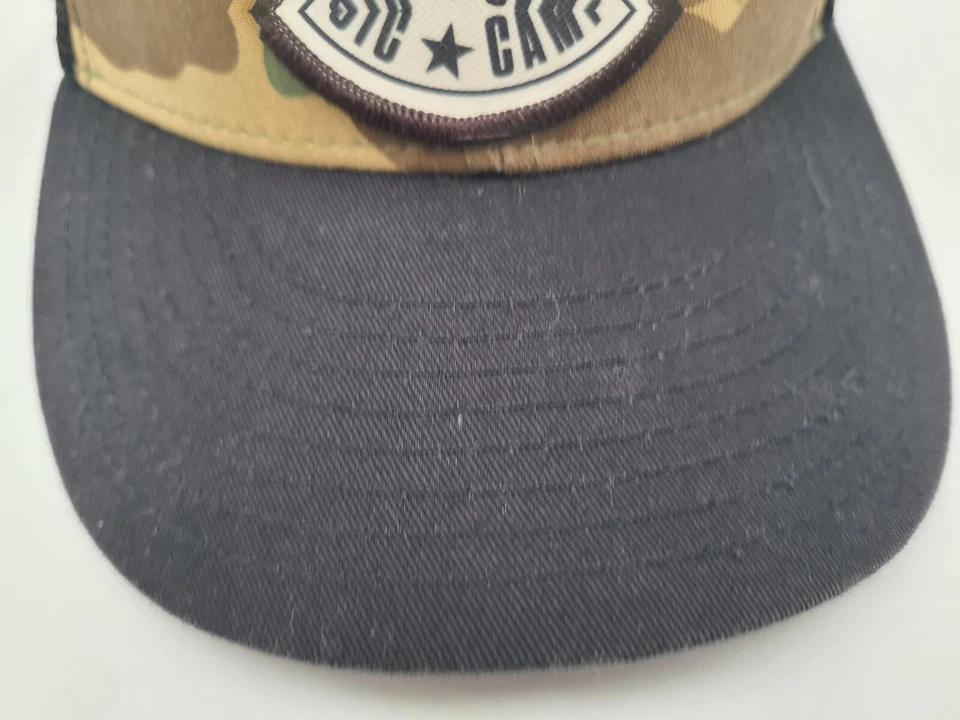 Cuenca Festival de Música Camping Camuflaje Malla Camionero Snapback Sombrero Gorra Hombres Mujeres Foto 3 de 4