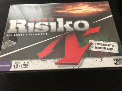 Risk De Luxe Deluxe incl. 3 variants and fast game new original packaging rare