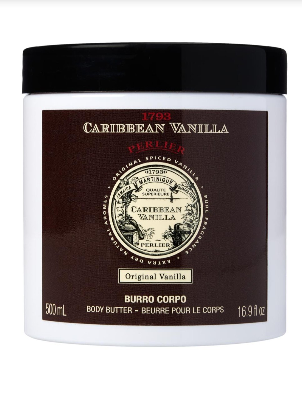 Perlier Caribbean Vanilla Body Butter ORIGINAL VANILLA Supersize 16.9 oz Tub New