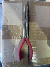 Steelman 11" Long Needle Nose Pliers Red Grip NEW