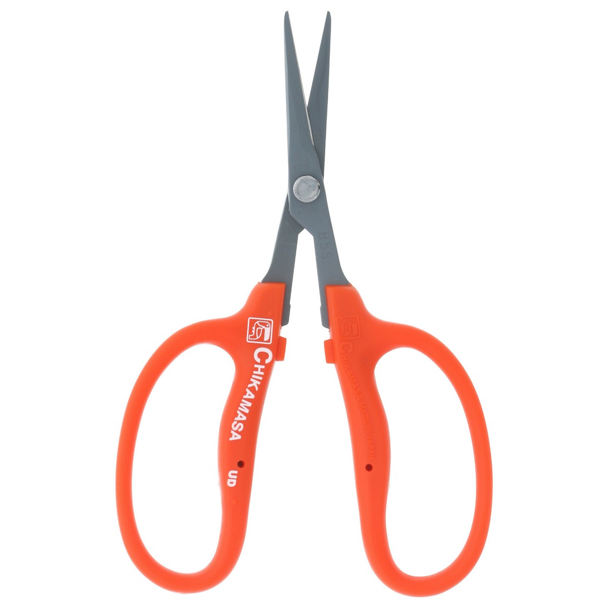 Chikamasa B500SLF Slanted Garden Scissors - Japanese Stainless Steel With Fluorine Coating