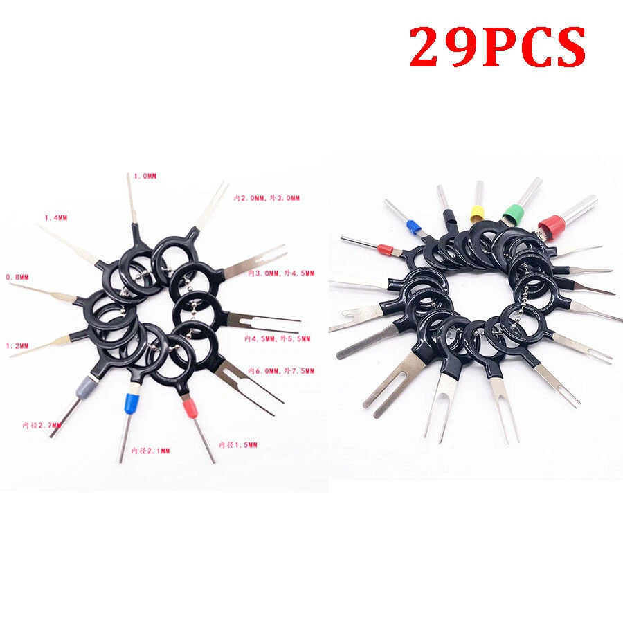 29x Portable Motorcycle Scooter Wire Terminal Removal Tool Extractor Puller Kit - Image 4 of 4