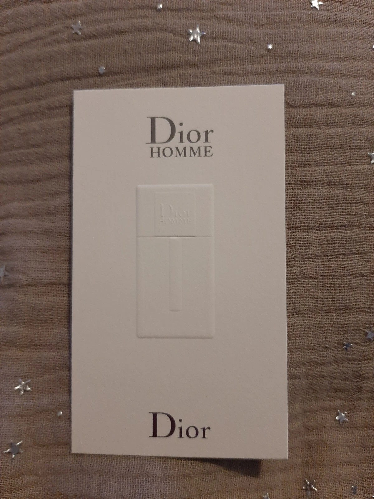 Carte Parfumée   Perfume Card . C. Dior   homme