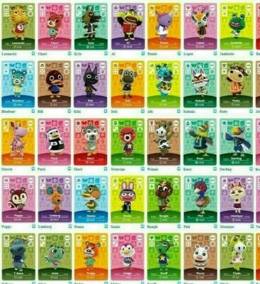 001-100 Animal Crossing New Horizons Amiibo Card NS Switch 3DS GameCard HOT KK