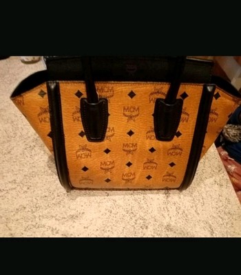 MCM Visetos Small Kathy Bag