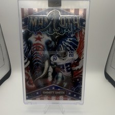 Emmitt Smith Jumbo 2025 MAMMOTH True 1/1 Red White Blue Exclusive HOF Wild Card