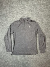 Spyder Men's Activewear Base Layer Charcoal Gray Medium (NEW)
