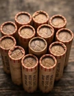 LINCOLN WHEAT CENT ROLLS 1909-1958-50 coins US COINS PENNY Lot