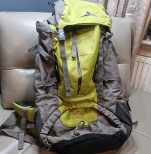 Vango Contour 50+10S Trekking Rucksack Green And Grey Backpack