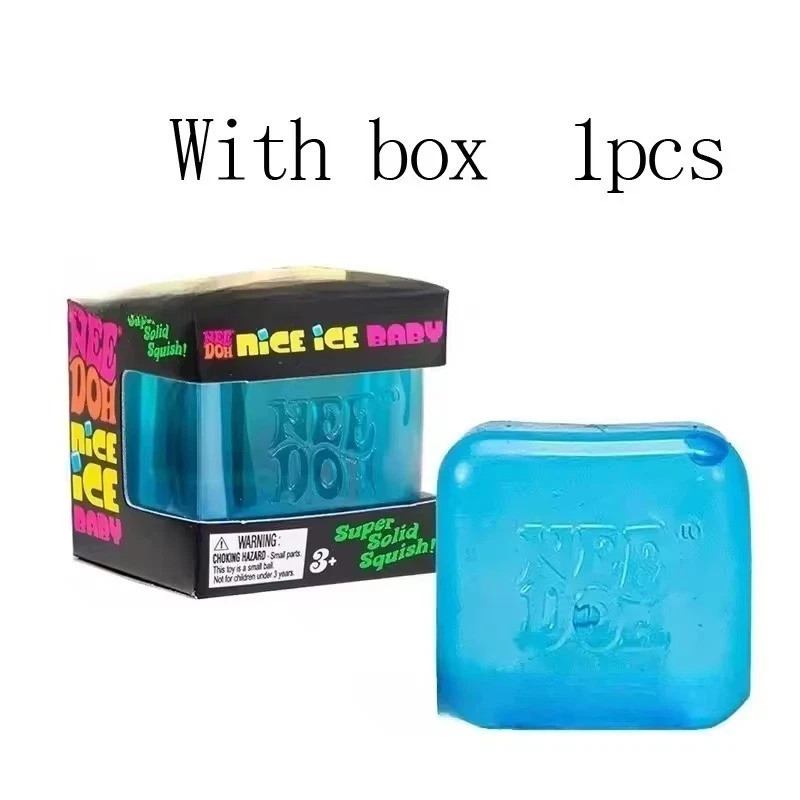Schylling NeeDoh Nice Cube -Sensory Squeeze Toy with Super Solid