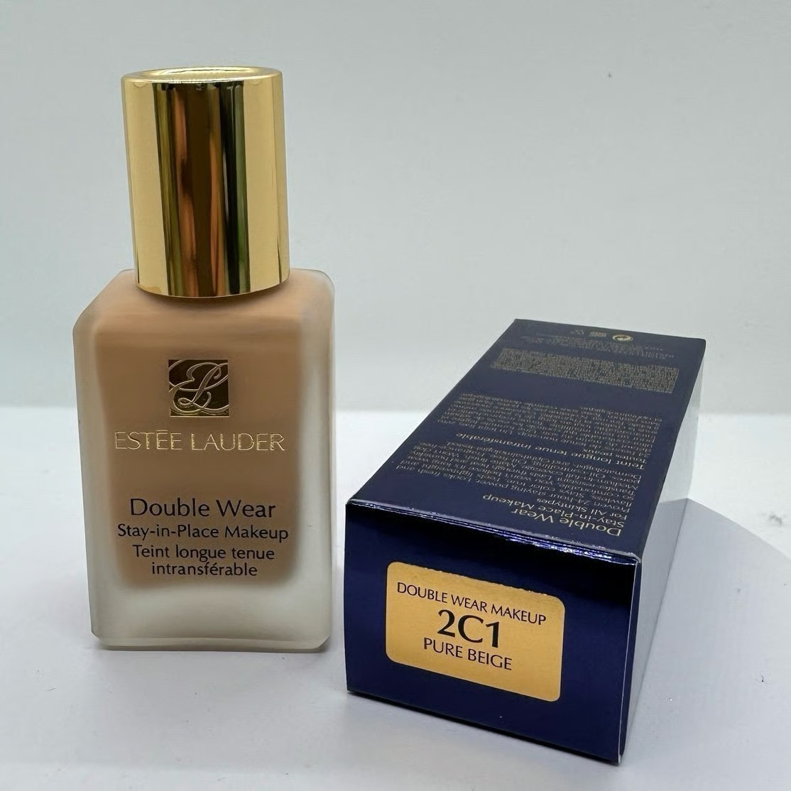 Estee Lauder Double Wear Stay-in-Place foundation 2C1 Pure Beige~1.0oz/30ml NEW