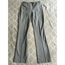 Express Light Gray Pleated pull on stretchy Dress Pants XS