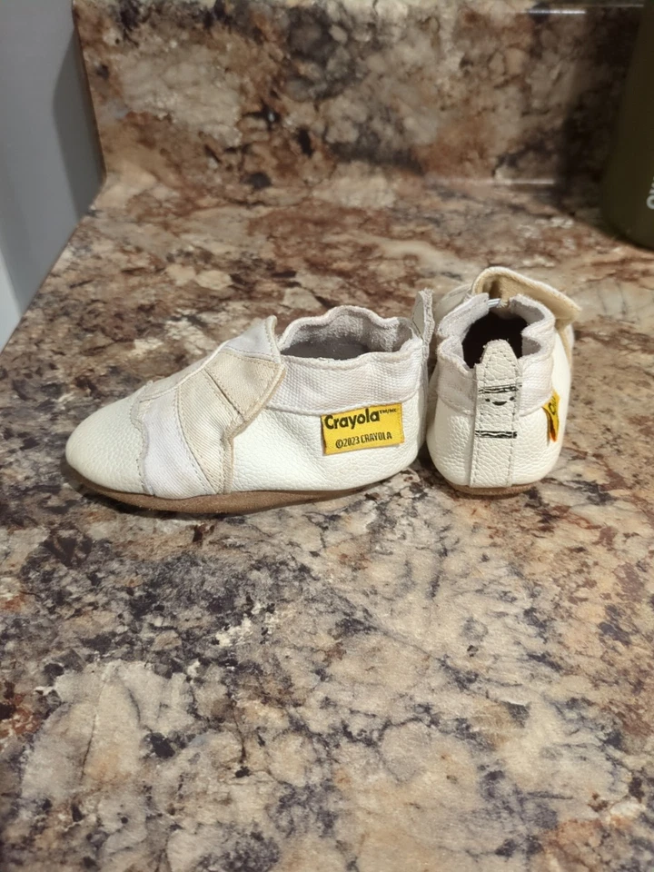 Zapatos de bebé Robeez Crayola Sunshine sin cordones talla 6-12  Foto 2 de 4