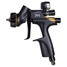 Devilbiss 704521 Dv1 Clear Coat Gun Set With Digital Gauge C1 C2 Caps Repl