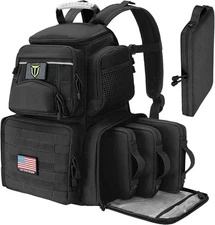 TIDEWE Tactical Range Backpack with Removable Divider, One Size, Black 