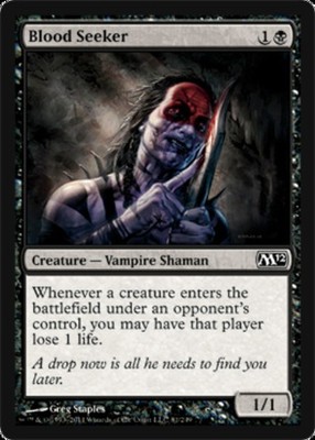 Blood Seeker - Magic 2012 (M12) #81/249 MTG Magic The Gathering
