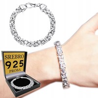 Herren-Armband Aus 925Er Sterlingsilber Mit Diamanten
