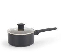 Salter 16 cm Saucepan Ceramic Recycled Aluminium Body Non-Stick Induction w Lid